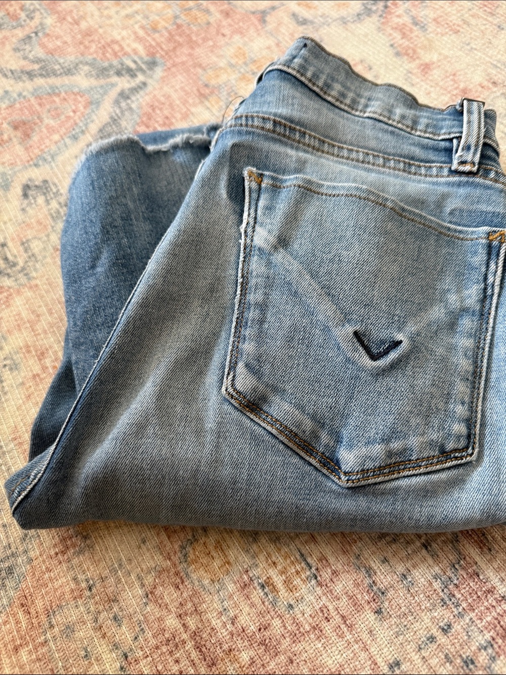 Hudson Jeans Light Blue Straight-Leg Women's Jeans